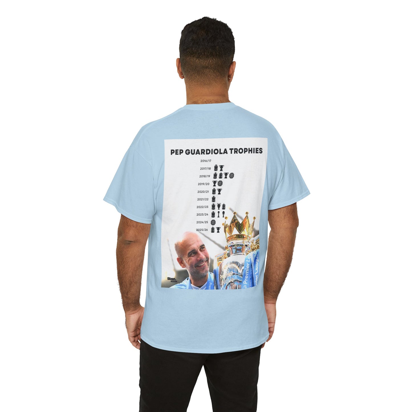 Pep Guardiola Trophies Graphic Tee