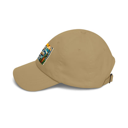 West Palm Beach Dad Cap — Vintage Surfboard Floral Beach Hat