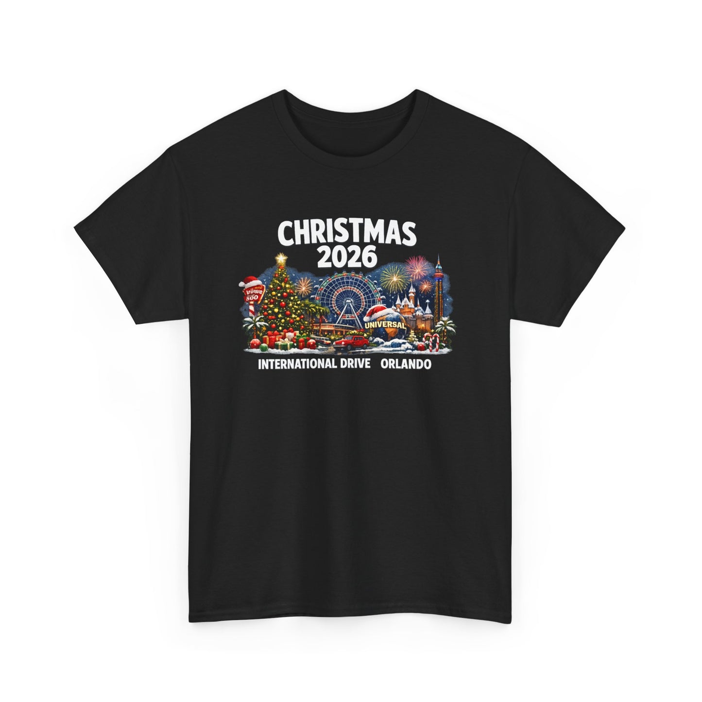 Christmas 2026 Orlando T-Shirt — International Drive Holiday Souvenir