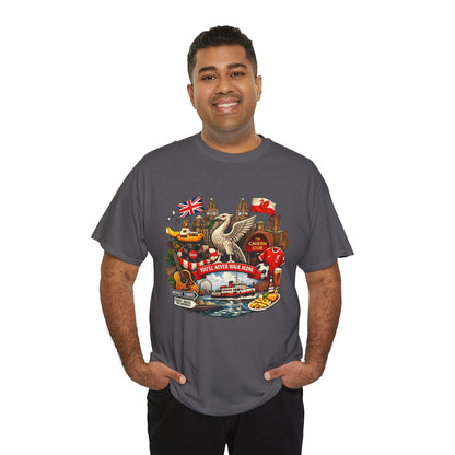 Liverpool Landmarks & You'll Never Walk Alone T-Shirt