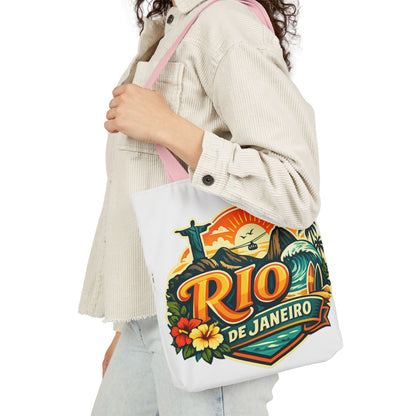 Rio de Janeiro Travel Tote — Retro Beach Canvas Bag