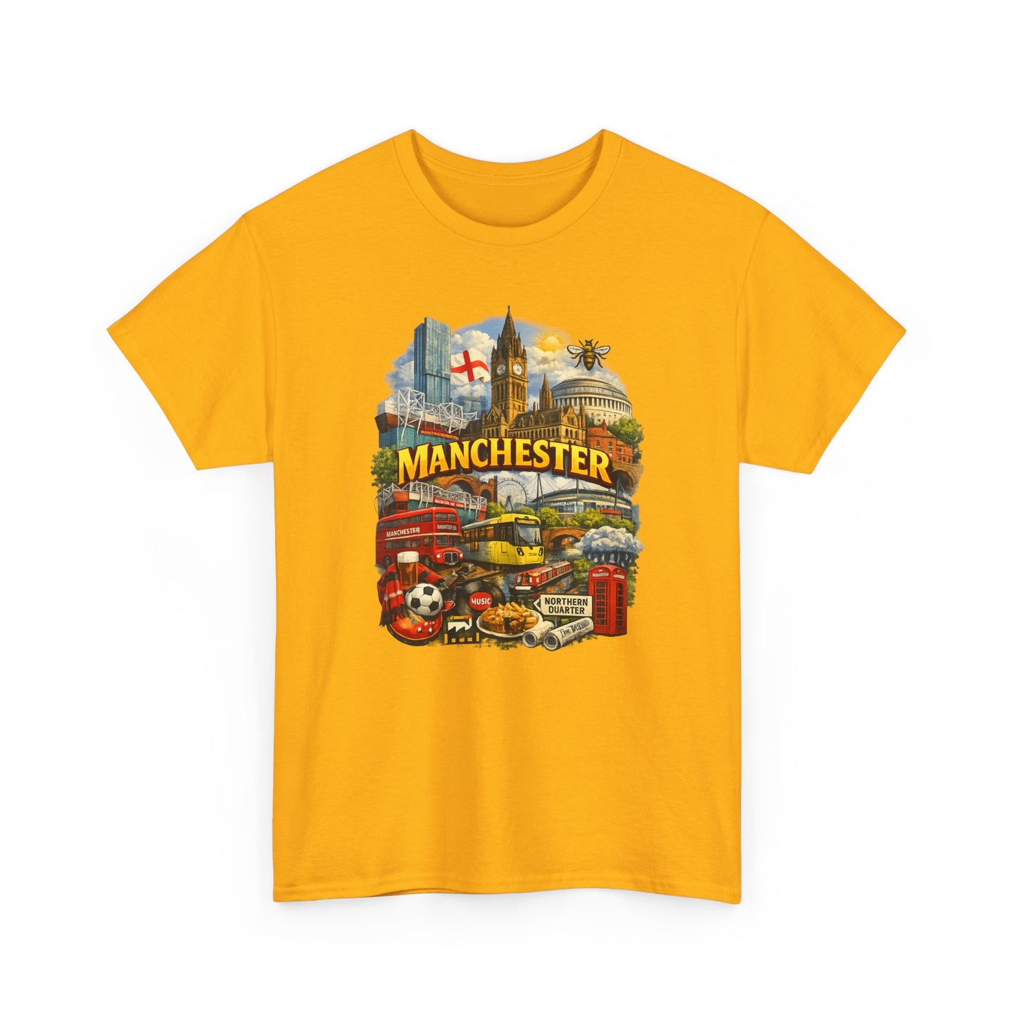 Manchester Skyline Collage T-Shirt