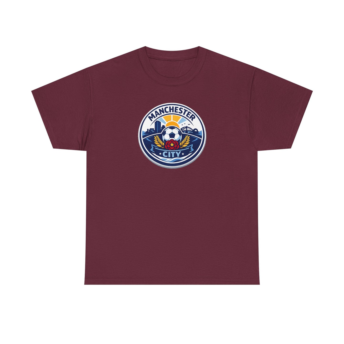 Manchester City Crest T-Shirt — Soccer Fan Tee