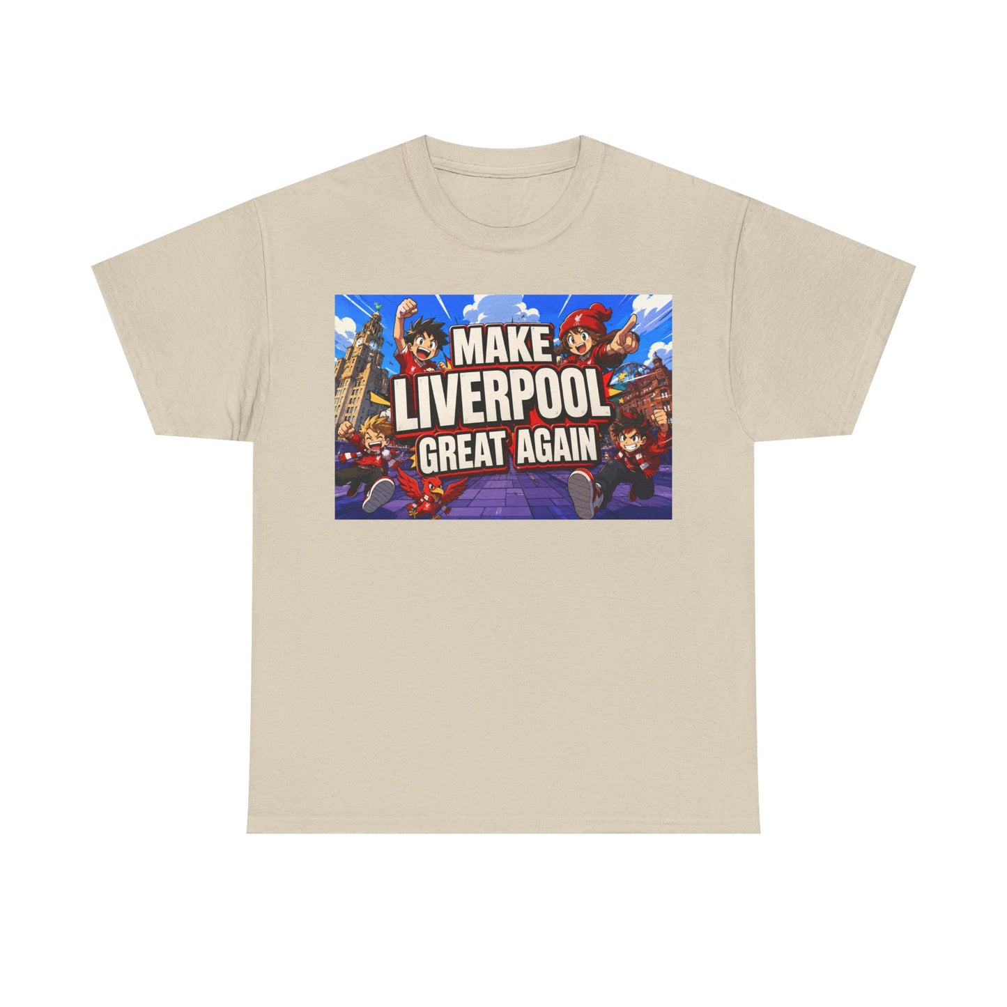Liverpool Fan Tee – "Make Liverpool Great Again" Graphic Shirt