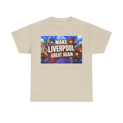 Liverpool Fan Tee – "Make Liverpool Great Again" Graphic Shirt