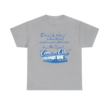 Come on City Skyline Tee — Retro Script Urban Pride T‑Shirt