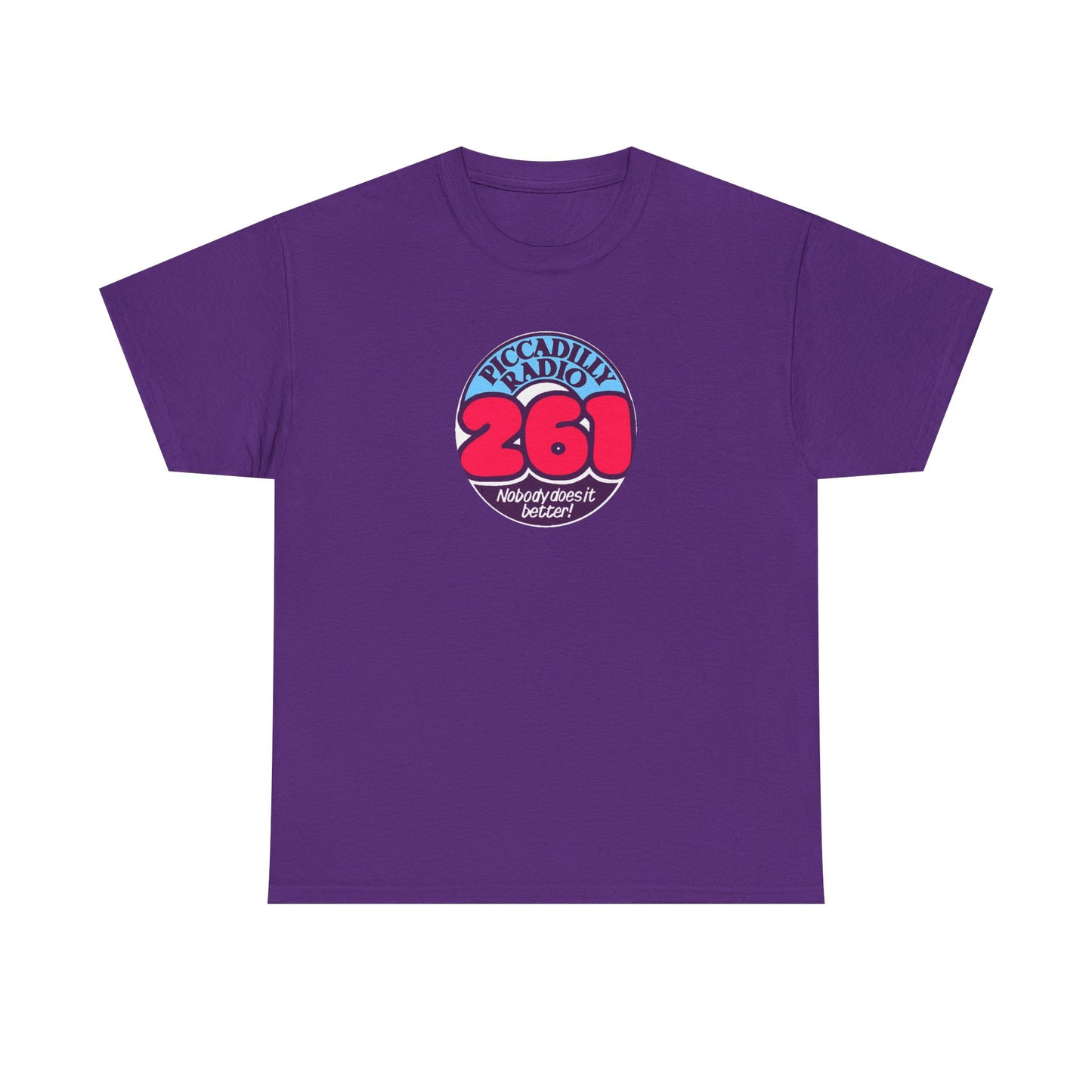 Piccadilly Radio '261' Logo T‑Shirt — Vintage Unofficial Radio Station Graphic Tee