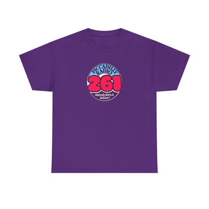 Piccadilly Radio '261' Logo T‑Shirt — Vintage Unofficial Radio Station Graphic Tee