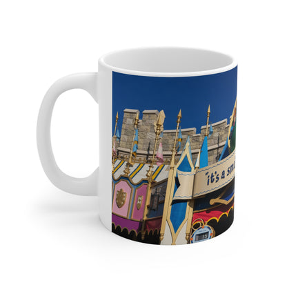 It's a Small World Ceramic Coffee Mug – Disneyland Attraction Design (11oz & 15oz)