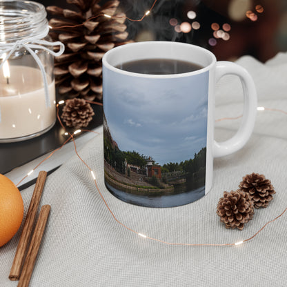 Everest Ride at Animal Kingdom Ceramic Coffee Mug — Scenic Snow-Capped Peak, 11oz & 15oz