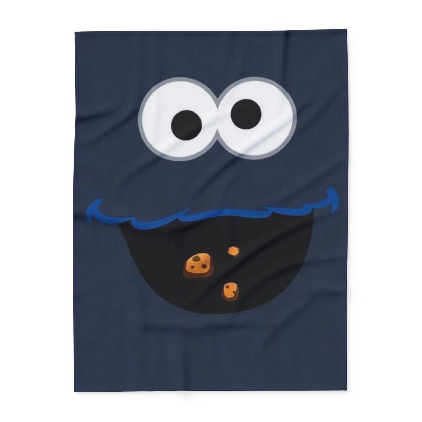 Cookie Monster Arctic Fleece Blanket – Cute Blue Character Throw for Kids & Fans