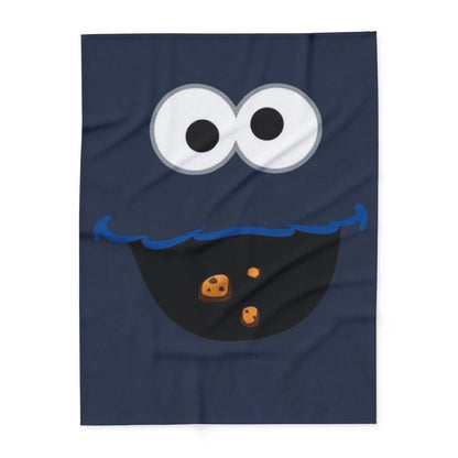 Cookie Monster Arctic Fleece Blanket – Cute Blue Character Throw for Kids & Fans