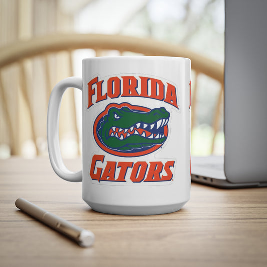 Florida Gators Ceramic Mug — College Team Logo Coffee Cup (11oz & 15oz)