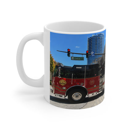 City of Orlando Fire truck Photo Ceramic Coffee Mug — City Engine 11oz & 15oz