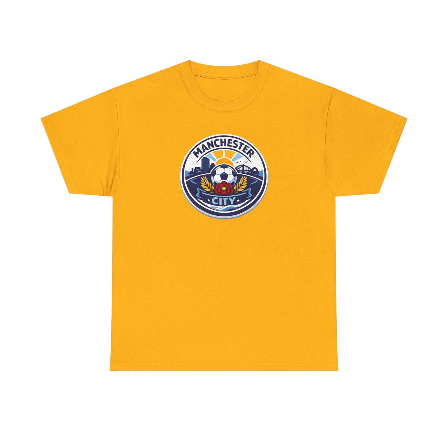 Manchester City Crest T-Shirt — Soccer Fan Tee
