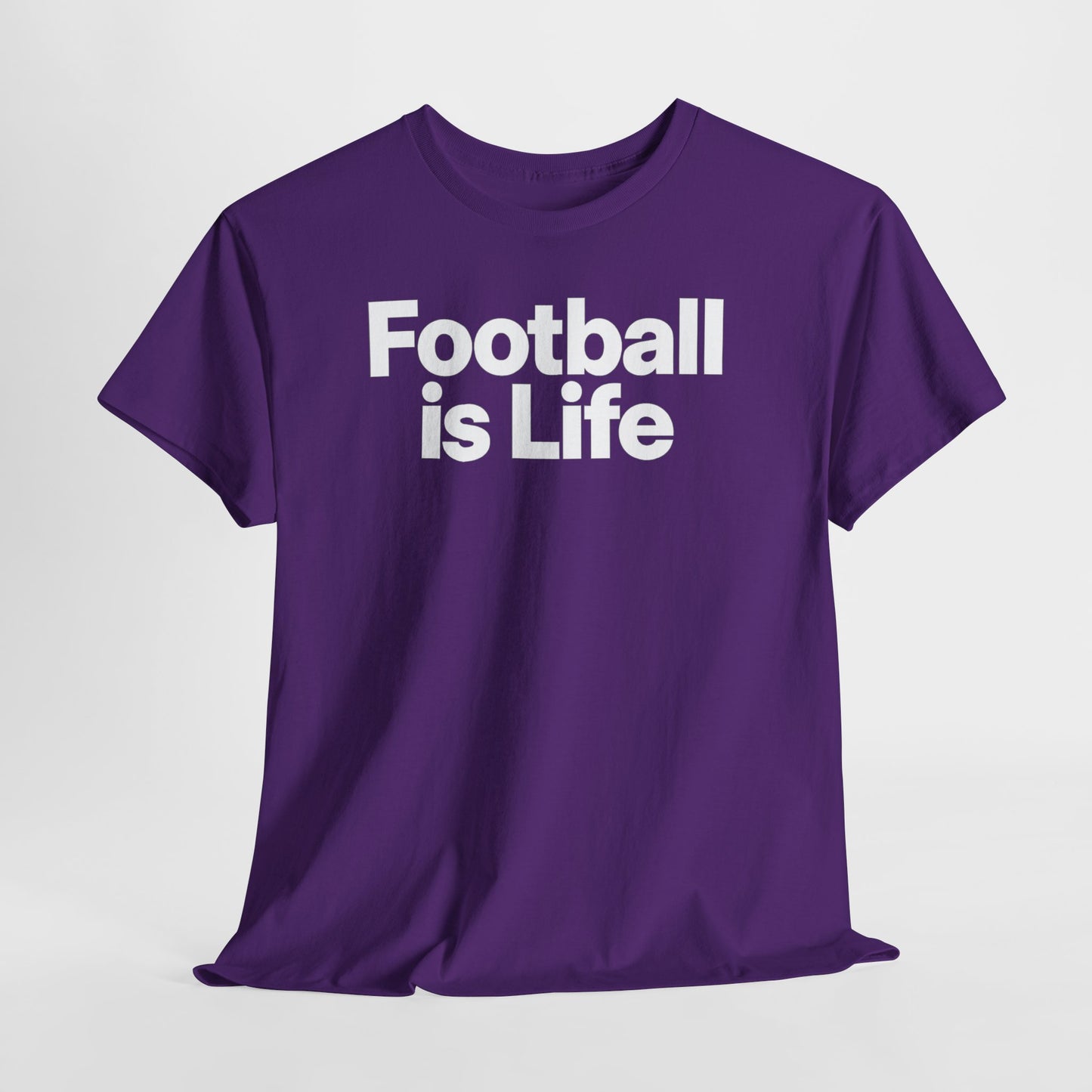Football Is Life T-Shirt — Bold Graphic Tee for Fans & Players