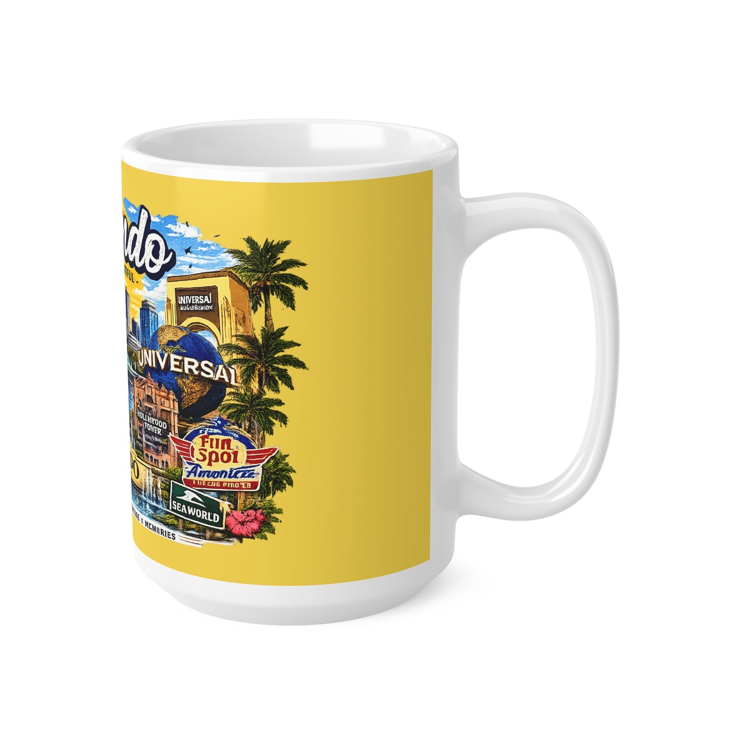 Orlando Souvenir Coffee Mug — ‘Orlando The City Beautiful’ 11oz & 15oz Ceramic