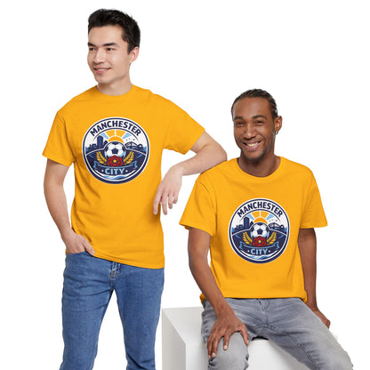 Manchester City Unofficial Soccer Logo T-Shirt — Football Fan Tee
