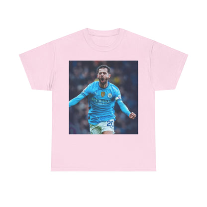 Bernardo Silva Tribute Tee – Inspirational Letter & Celebrating Goal Moment