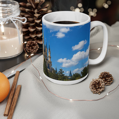 Magic Kingdom Castle Photo Coffee Mug – Scenic Fairytale Castle Ceramic Mug (11oz & 15oz)