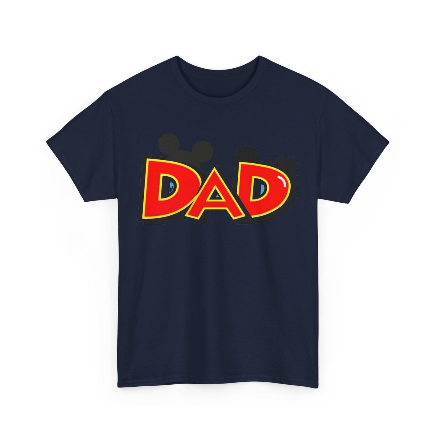 Disney Dad Mickey Ears T-Shirt – Retro Cartoon Dad Tee, Perfect Father’s Day Gift