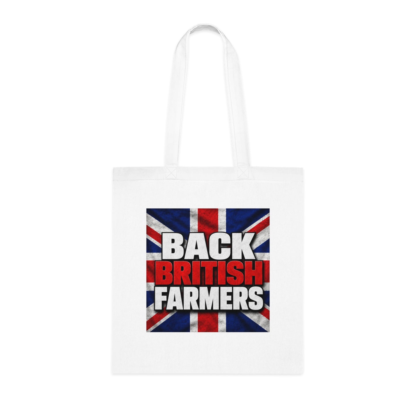Back British Farmers Tote Bag — Union Jack Cotton Shopper