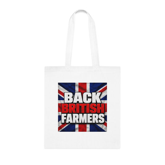 Back British Farmers Tote Bag — Union Jack Cotton Shopper