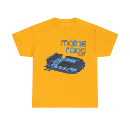 Maine Road Retro Stadium Tee — Vintage Football Arena Graphic Shirt