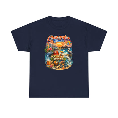 Clearwater Beach Florida Vintage Vacation T-Shirt