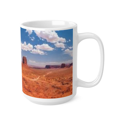 Monument Valley Desert Panorama Mug – Southwestern Landscape Coffee Cup (11oz/15oz)