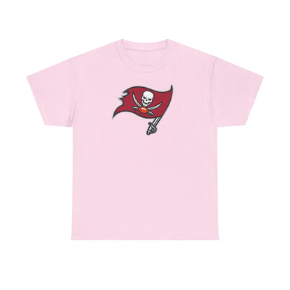 Tampa Bay Buccaneers Flag T-Shirt — Football Pirate Logo Tee