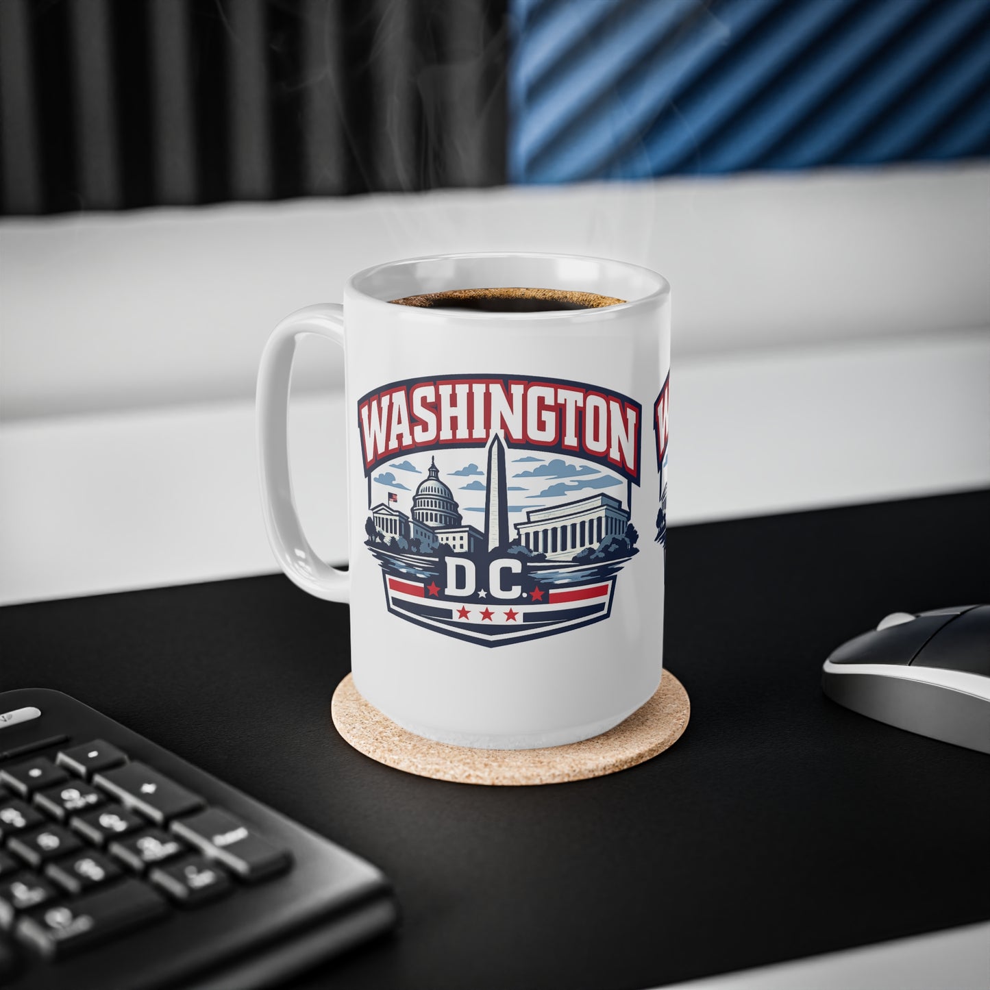 Washington DC Ceramic Coffee Cups, 11oz, 15oz
