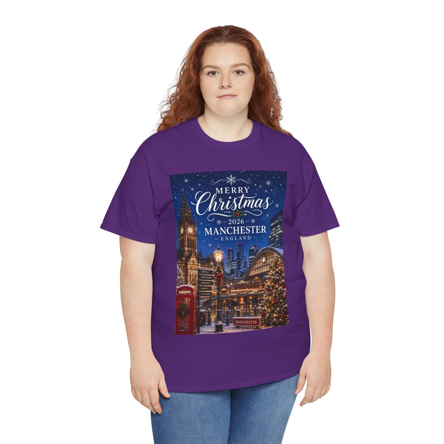 Manchester Christmas Tee — Merry Christmas 2026 Holiday T‑Shirt