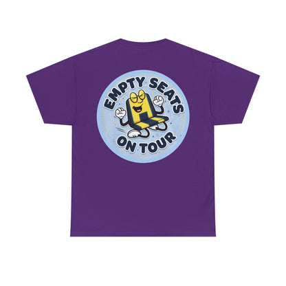 Manchester City T‑Shirt — "Empty Seats On Tour" Cartoon Seat Graphic Tee