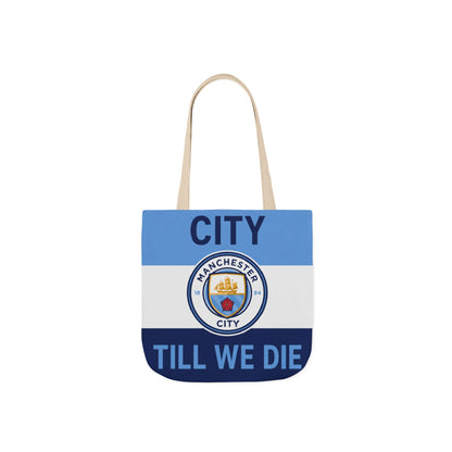 City Till We Die Unofficial Canvas Tote Bag — Manchester Football Fan Bag
