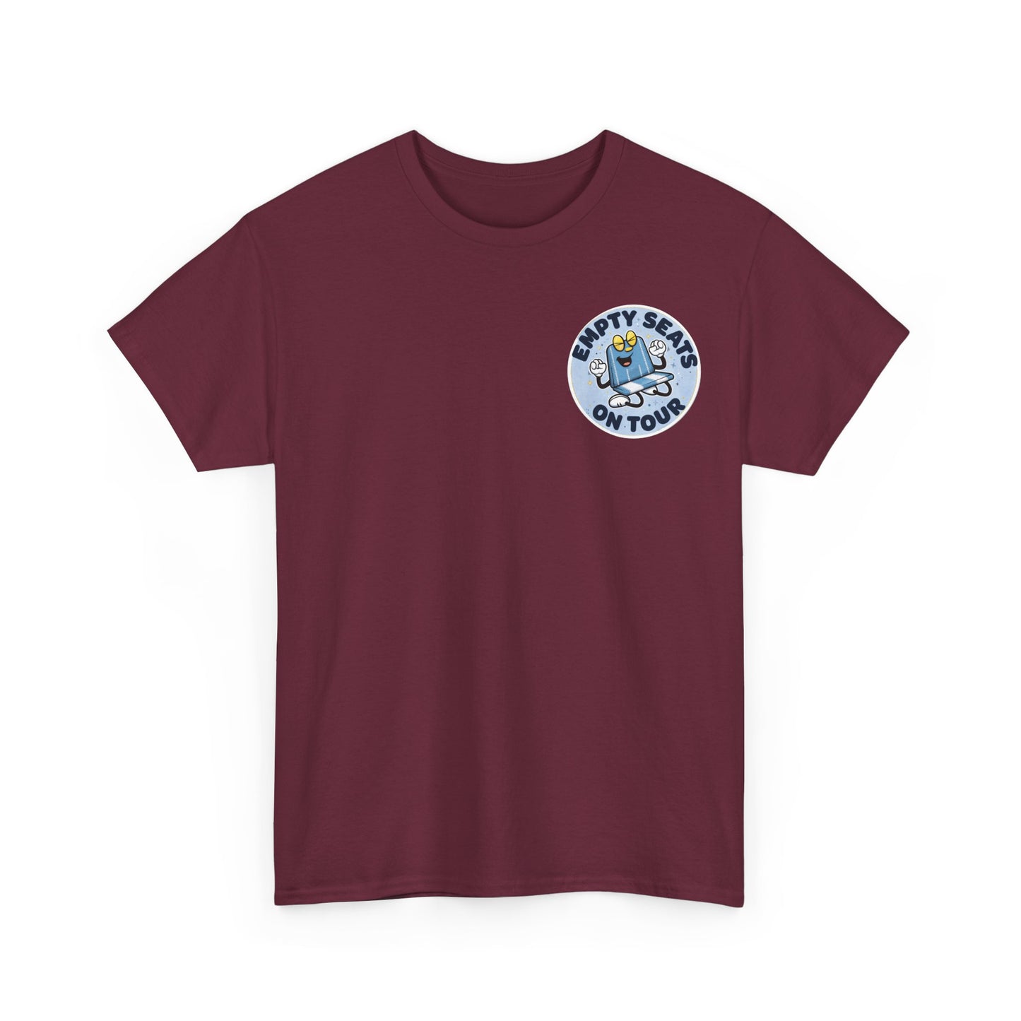 Manchester City T-Shirt — 'Empty Blue Seats On Tour' Retro Skate Graphic Tee