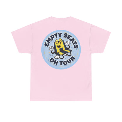 Manchester City T‑Shirt — "Empty Seats On Tour" Cartoon Seat Graphic Tee