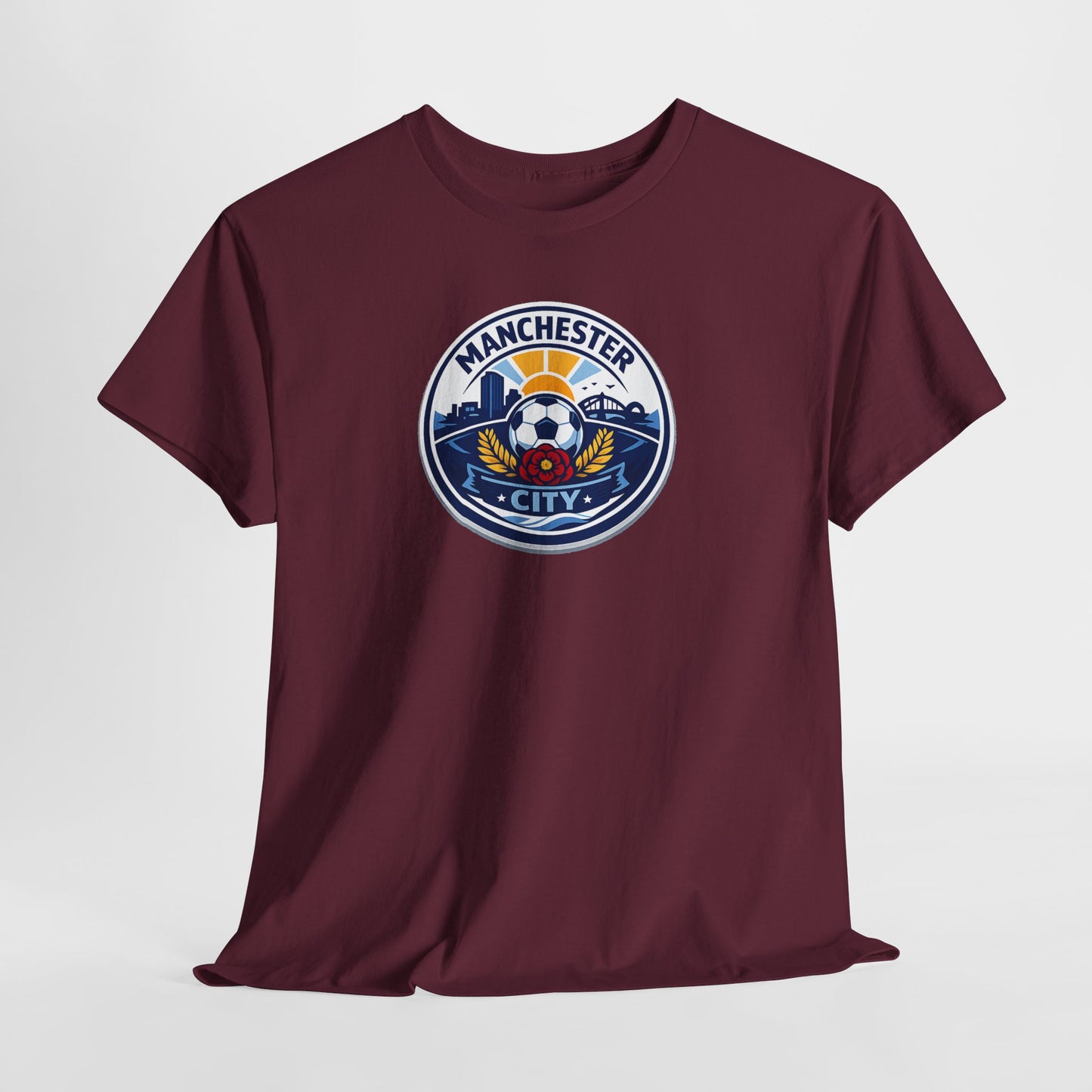 Manchester City Crest T-Shirt — Soccer Fan Tee