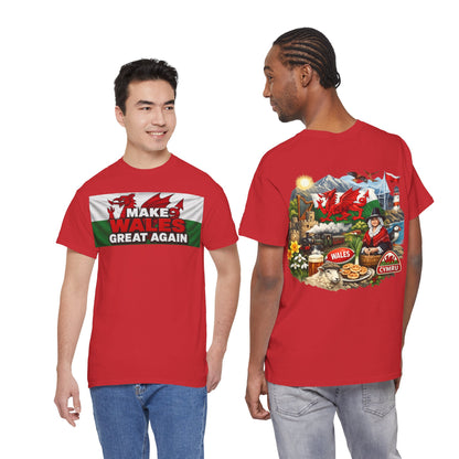 Wales Pride T-Shirt — 'Make Wales Great Again' Welsh Dragon Tee