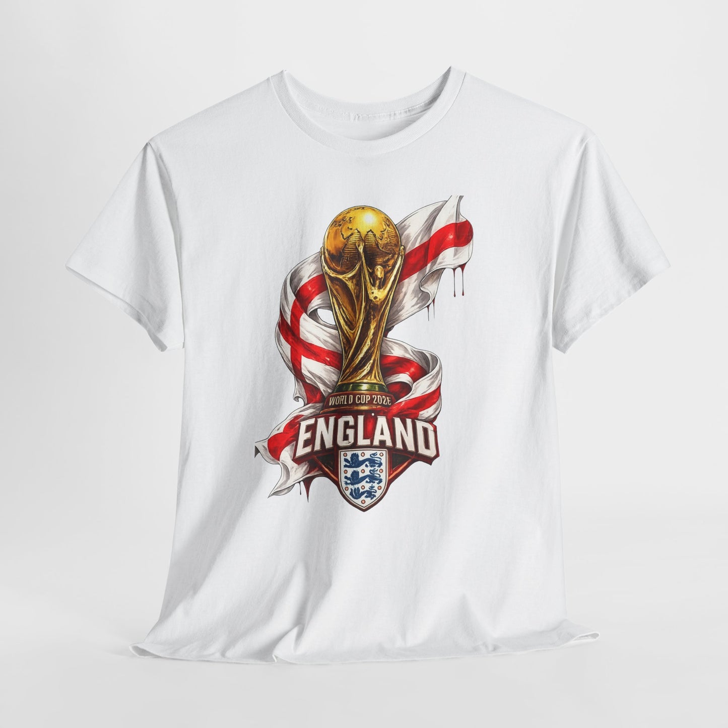 England World Cup Trophy T‑Shirt — St George's Cross Football Fan Tee