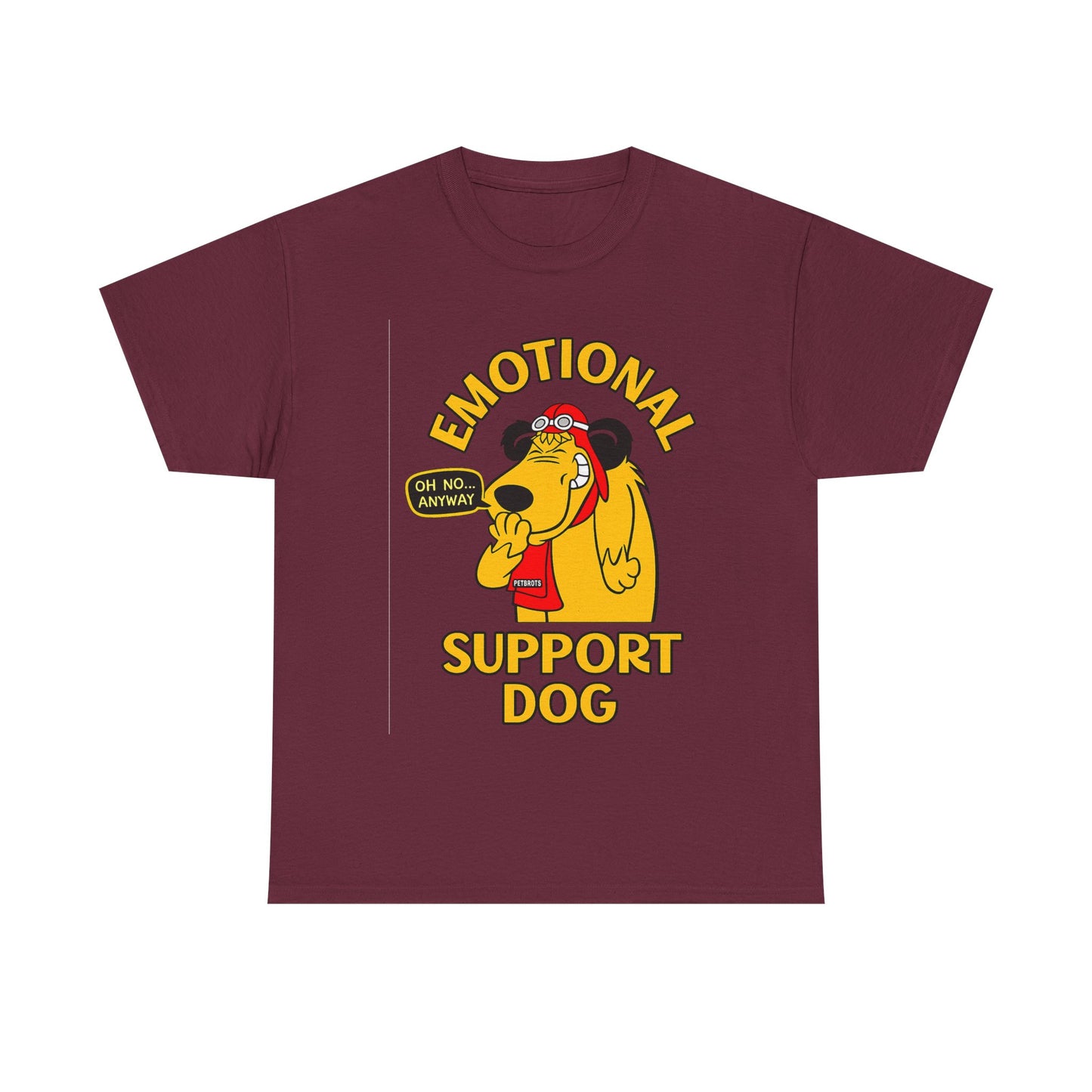 Emotional Support Dog T-Shirt — Cute Cartoon Comfort Pup Tee