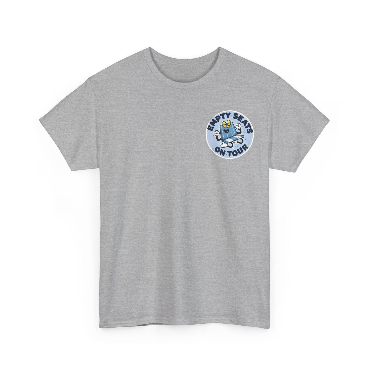 Manchester City T-Shirt — 'Empty Blue Seats On Tour' Retro Skate Graphic Tee