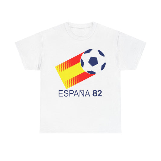 Spain 82 Soccer Tee – Retro España World Cup Football Shirt