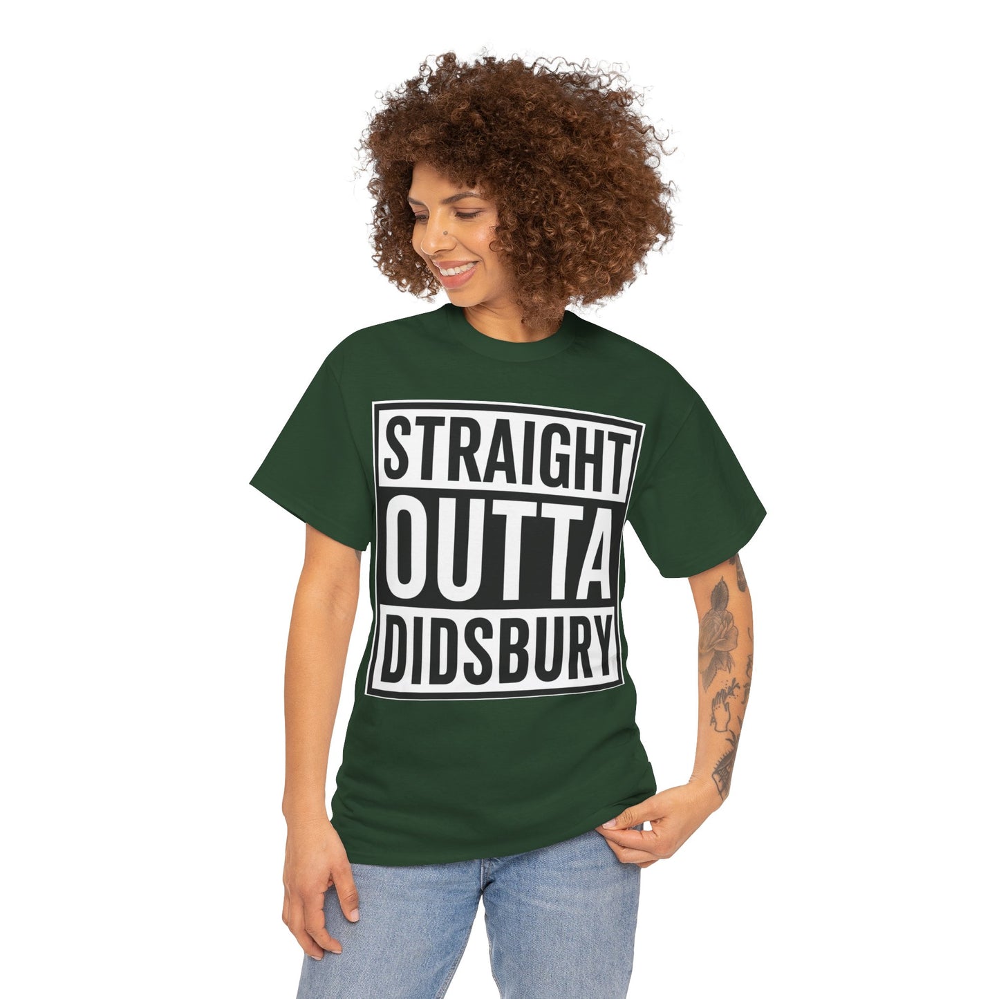 Straight Outta Didsbury T‑Shirt — Graphic City Pride Tee