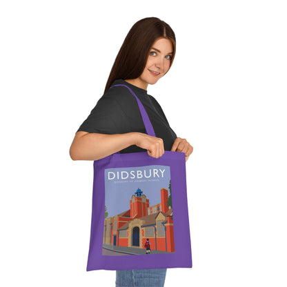 Elm Grove Didsbury C of E Primary School Vintage Travel Tote — Retro Illustrated Cotton Shopper Bag