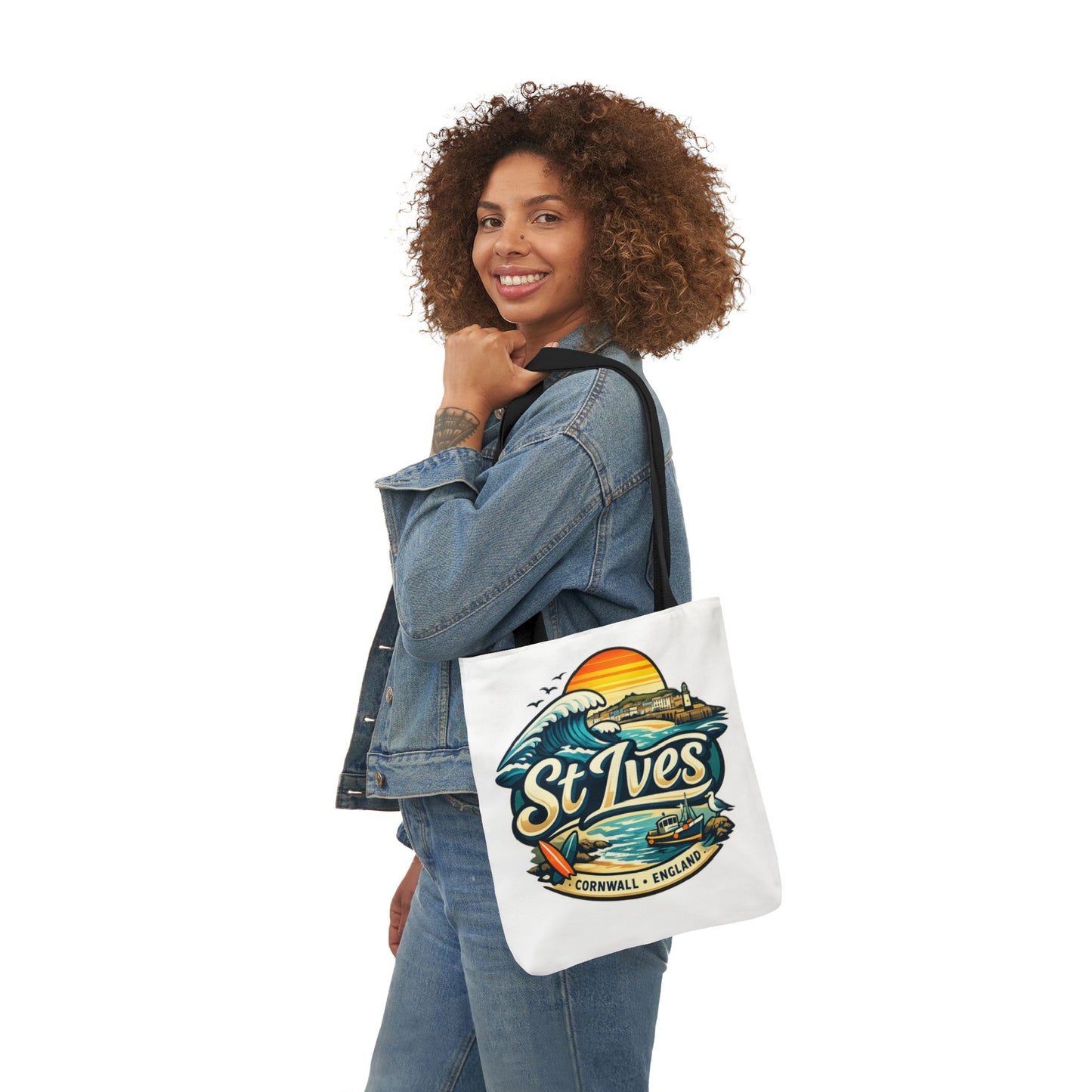 St Ives Cornwall Sunset Tote Bag