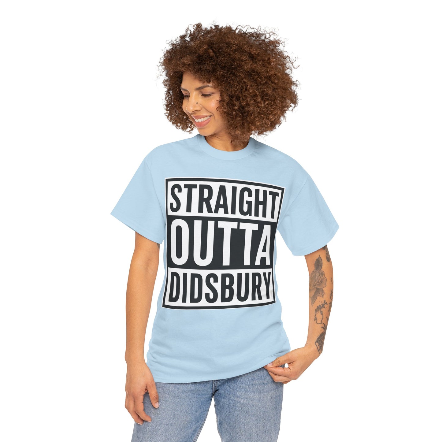 Straight Outta Didsbury T‑Shirt — Graphic City Pride Tee