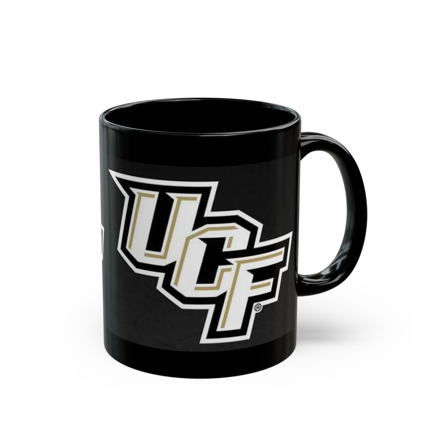 UCF Knights Black Ceramic Mug — College Logo Coffee Cup (11oz & 15oz)