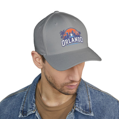 Orlando Florida Embroidered Baseball Cap — Sunset Skyline Hat
