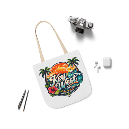 Key West Sunset Canvas Tote